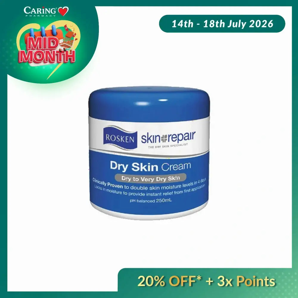 ROSKEN SKIN REPAIR DRY SKIN CREAM 250ML