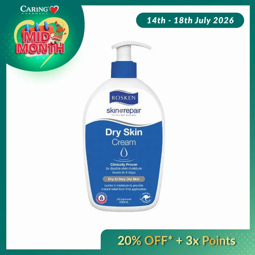 ROSKEN SKIN REPAIR DRY SKIN CREAM 500ML