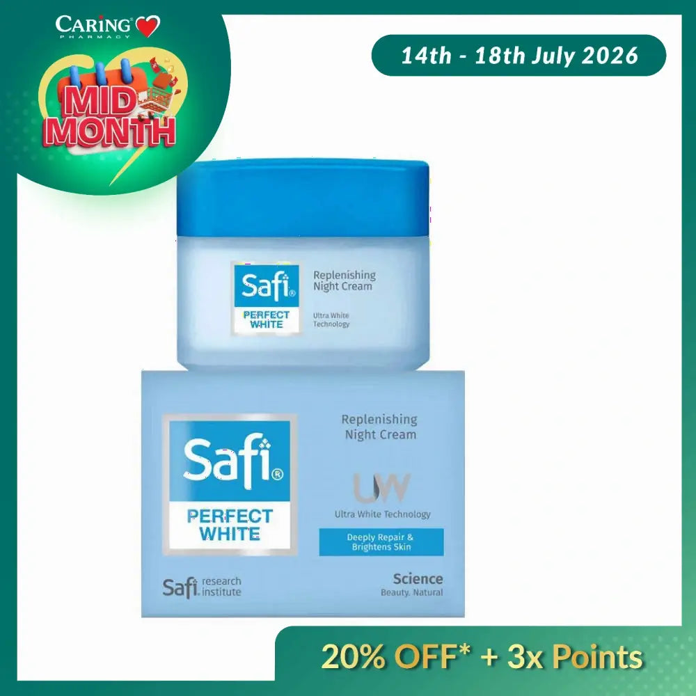 SAFI PERFECT WHITE 3X SERUM GEL CREAM MOISTURIZER 45G