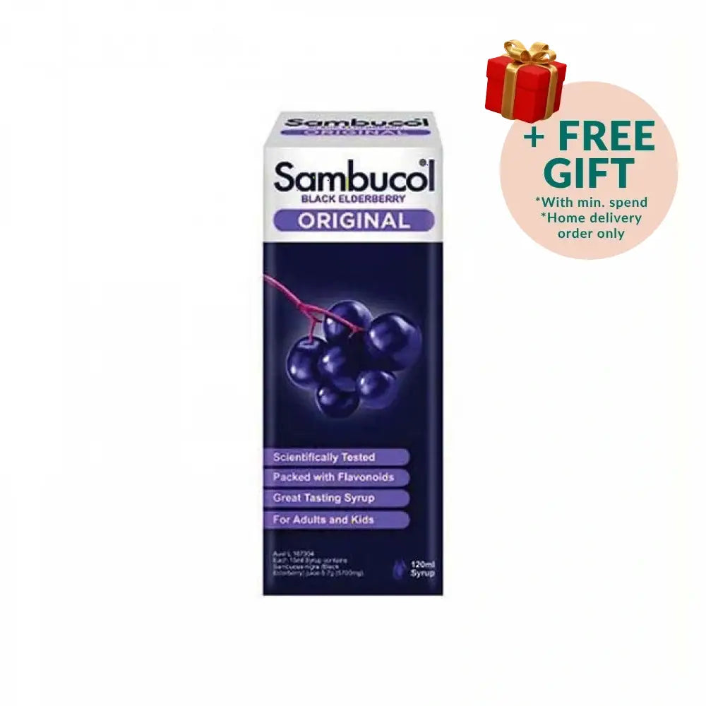 SAMBUCOL ORIGINAL BLACK ELDERBERRY 120ML