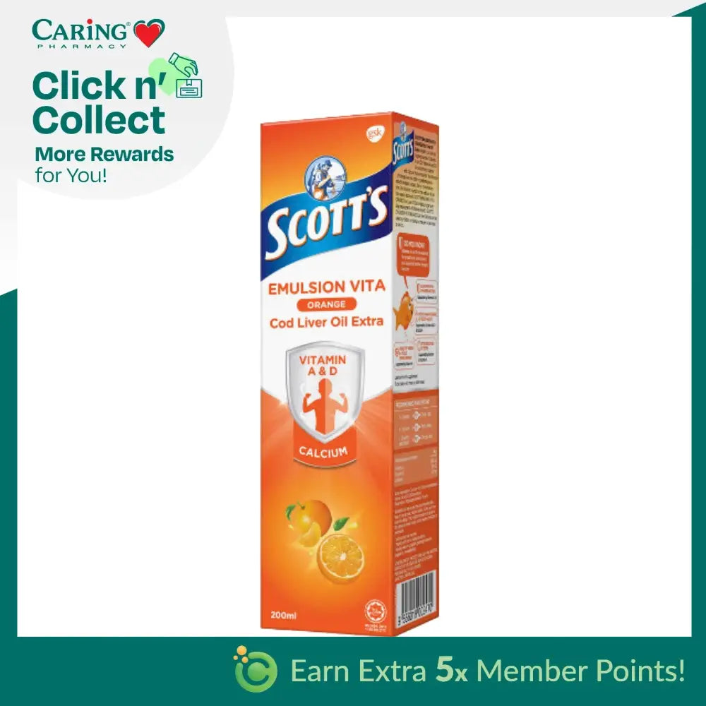 SCOTTS EMULSION ORANGE 200ML