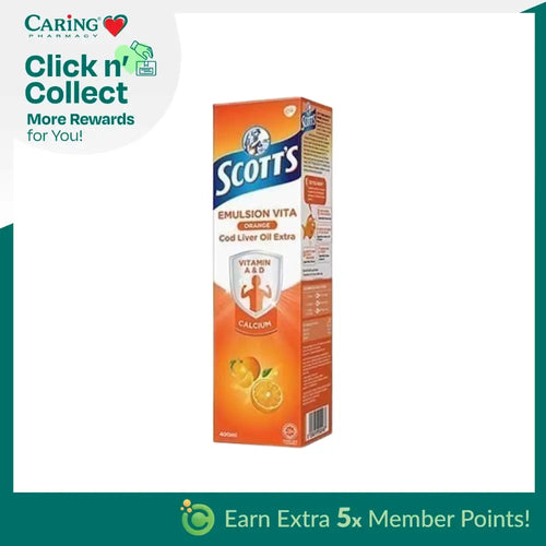 SCOTTS EMULSION ORANGE 400ML