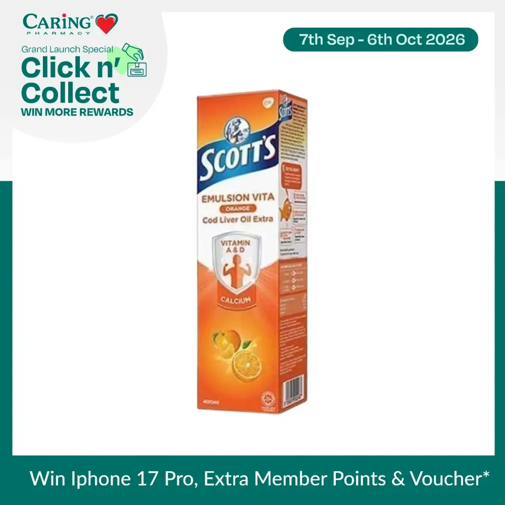 SCOTTS EMULSION ORANGE 400ML