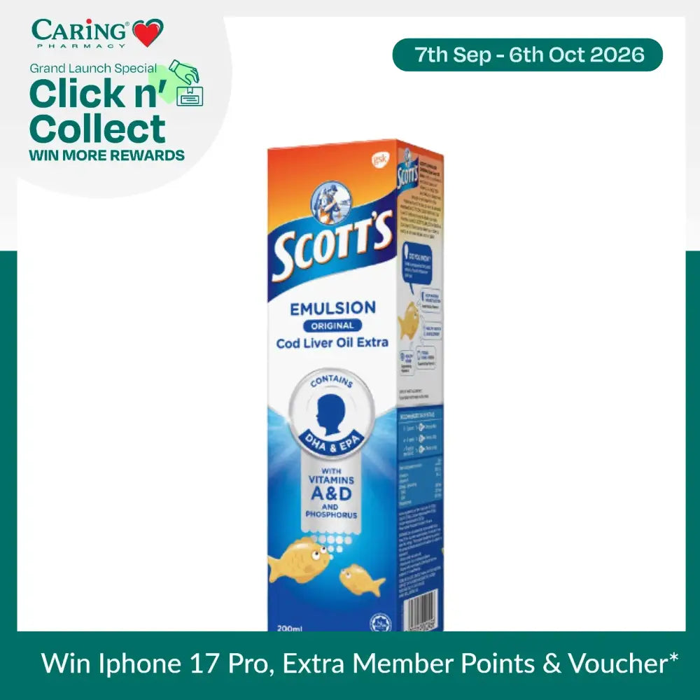 SCOTTS EMULSION ORIGINAL REGULAR 200ML