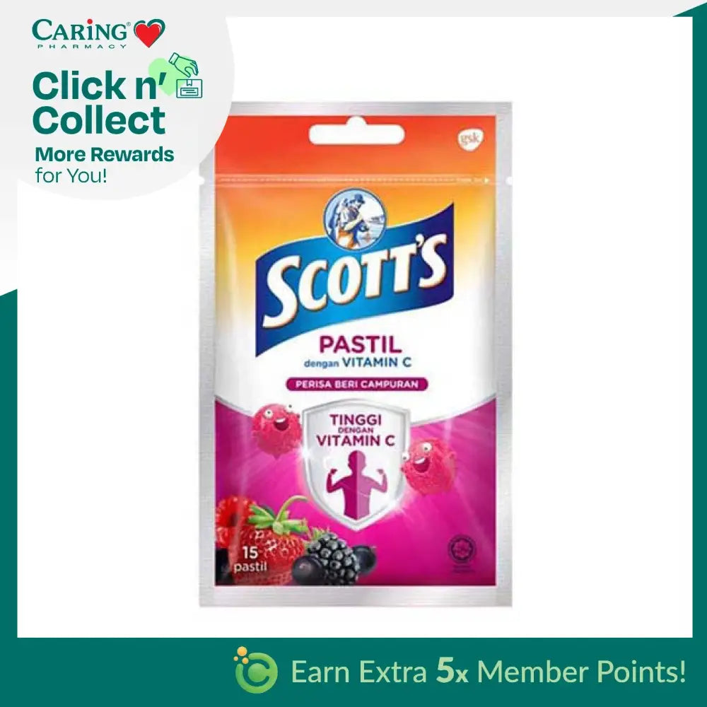 SCOTTS VITAMIN C MIX BERRIES 15S