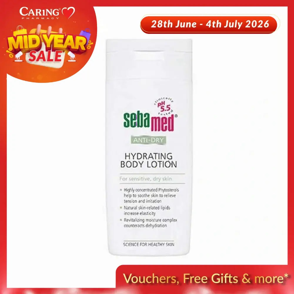 SEBAMED ANTI DRY HYDRATING BODY LOTION 200ML