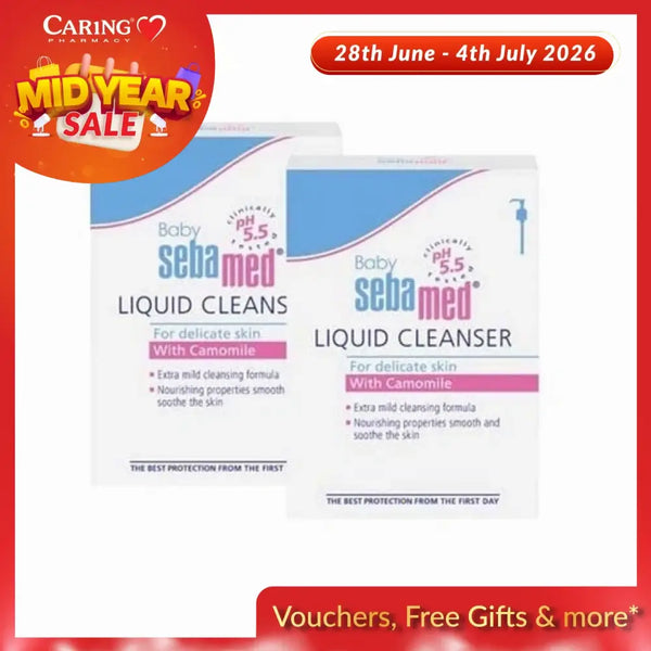 SEBAMED BABY LIQUID CLEANSER 1000ML 2S