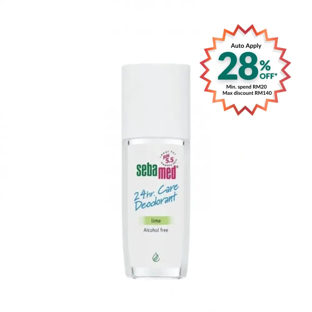 SEBAMED DEO 24HR SPRAY LIME 75ML