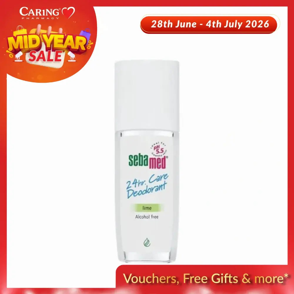 SEBAMED DEO 24HR SPRAY LIME 75ML