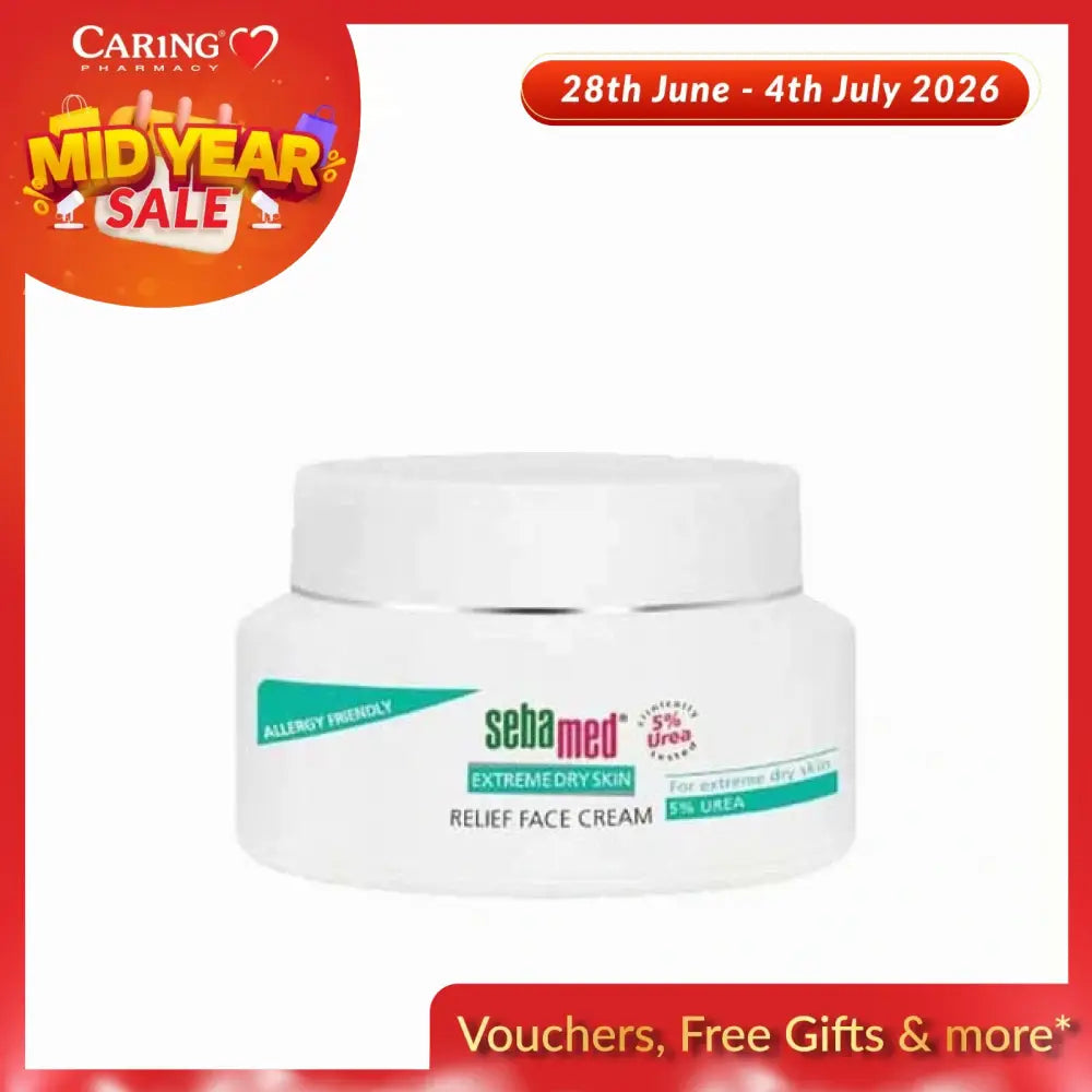 SEBAMED EXTREME DRY SKIN RELIEF FACE CREAM 50ML