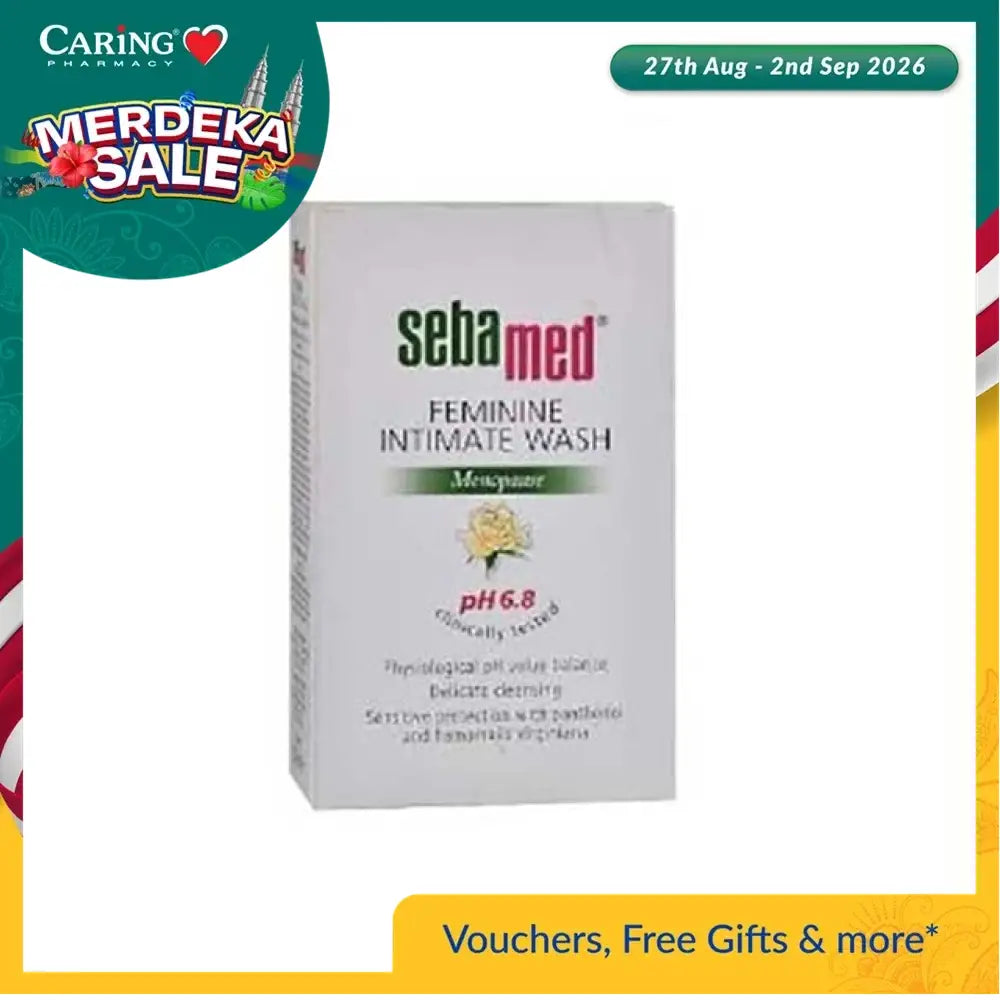 SEBAMED FEMININE INTIMATE WASH MENOPAUSE PH6.8 200ML