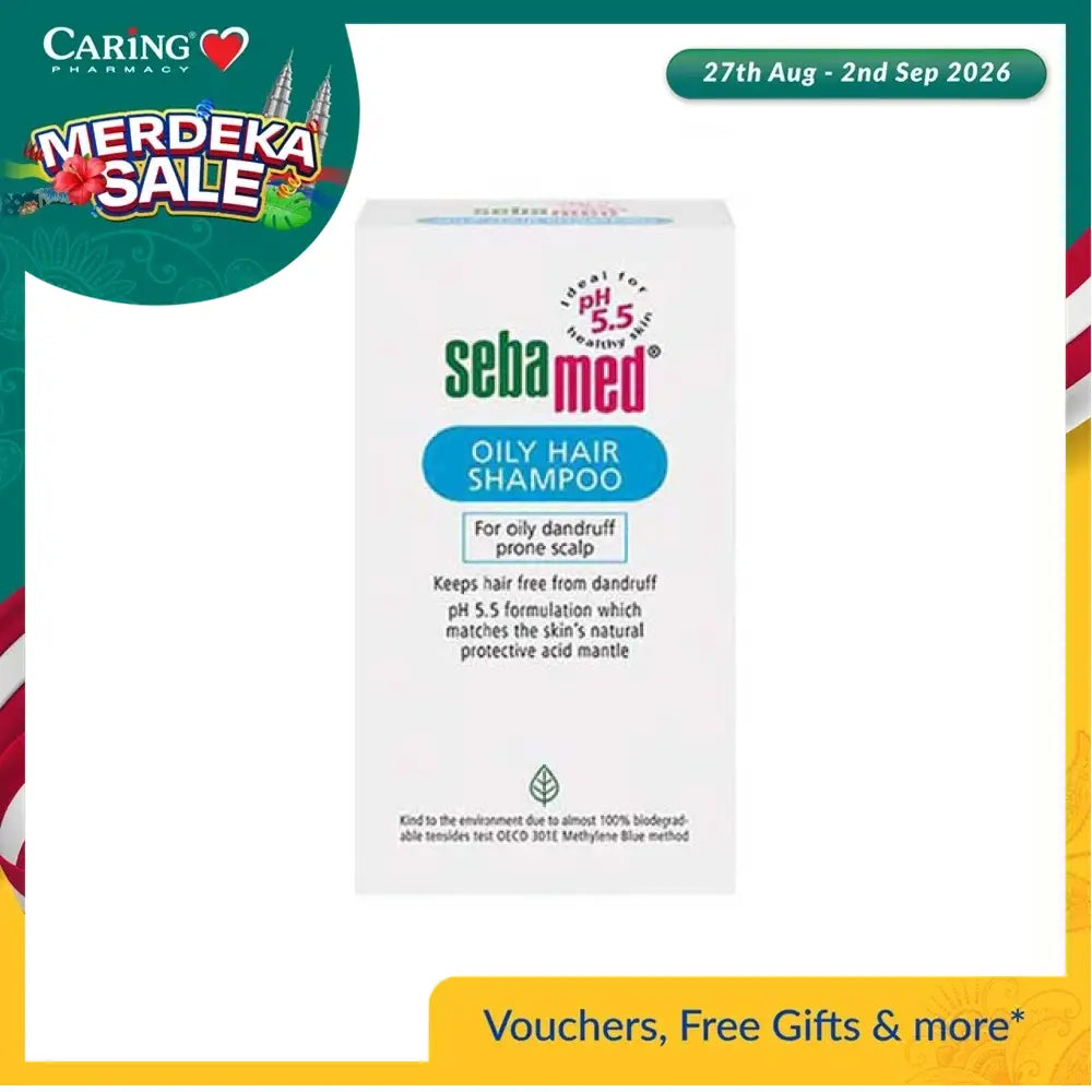 SEBAMED OILY HAIR SHAMPOO 400ML