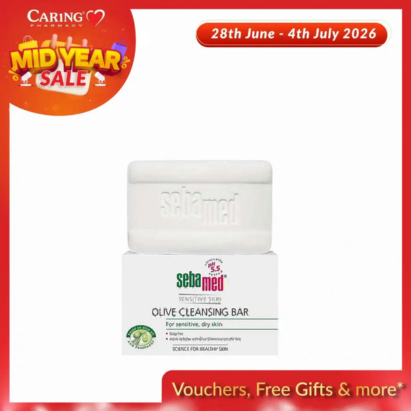 SEBAMED OLIVE CLEANSING BAR 150G