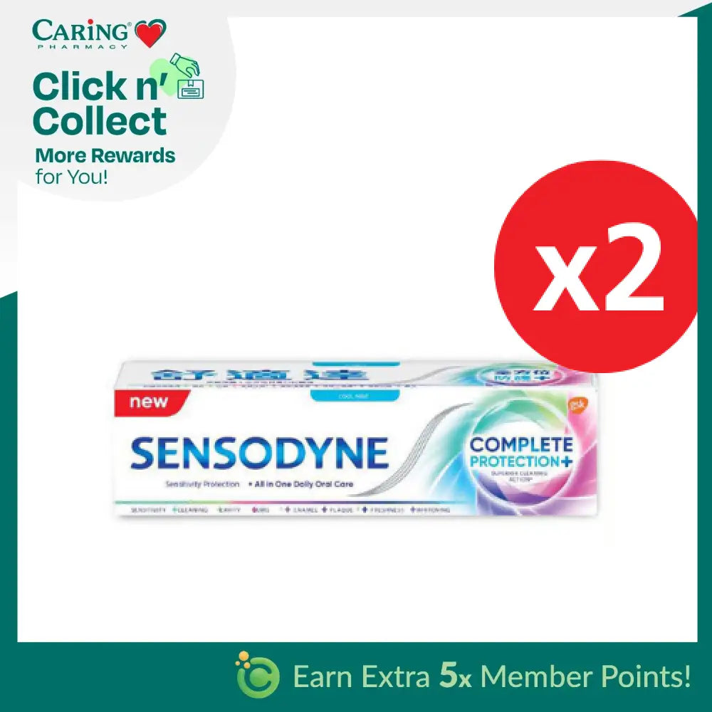 SENSODYNE COMPLETE PROTECTION 100G X 2