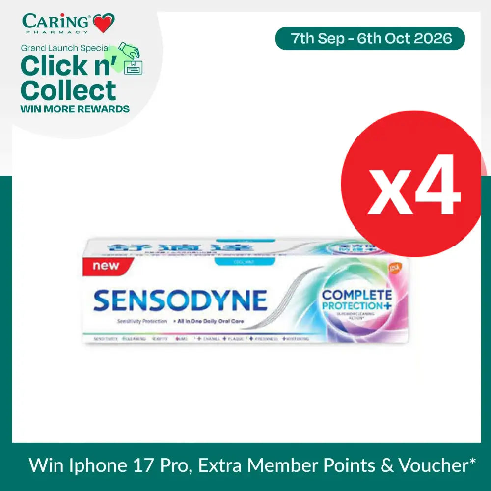 SENSODYNE COMPLETE PROTECTION 100G X 4