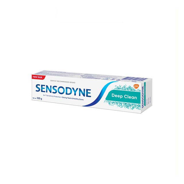 Sensodyne Deep Clean toothpaste 100g with effective protection for sensitive teeth and fresh breath