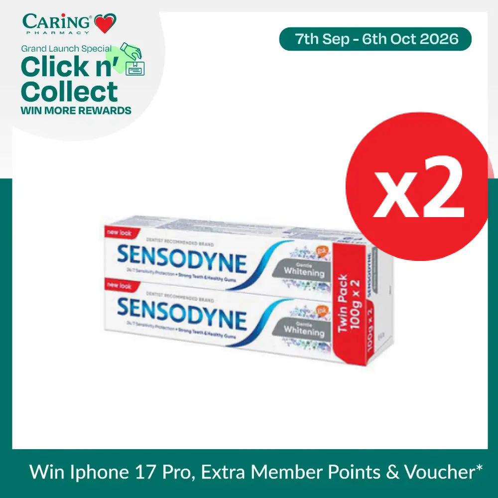 SENSODYNE GENTLE WHITENING 100GX4