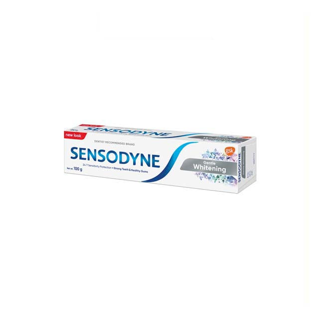 Sensodyne Gentle Whitening Toothpaste 100g for sensitive teeth and effective stain removal