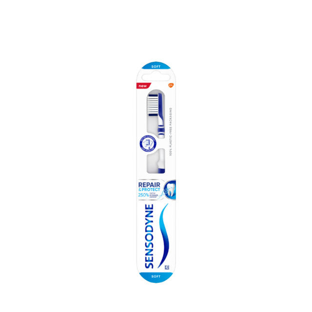 Sensodyne Repair and Protect toothbrush with soft bristles for sensitive teeth care