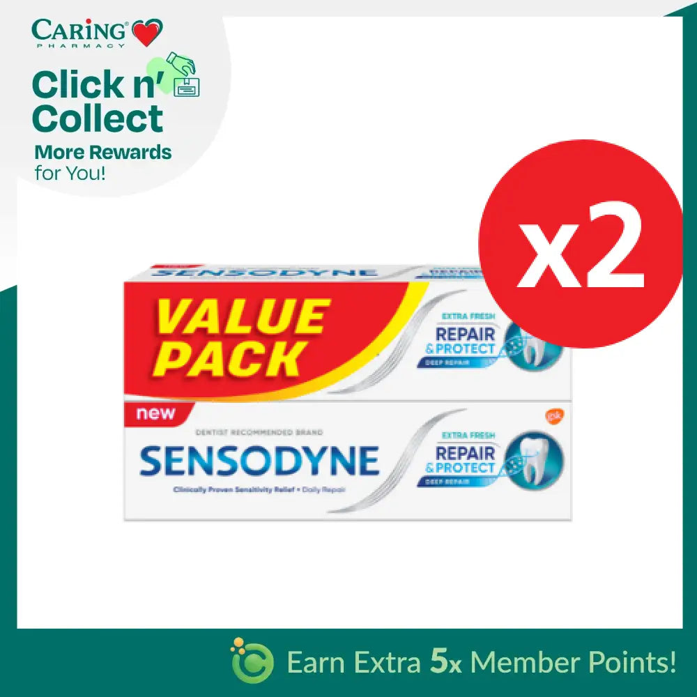 SENSODYNE REPAIR & PROTECT EXTRA FRESH 100G X 4