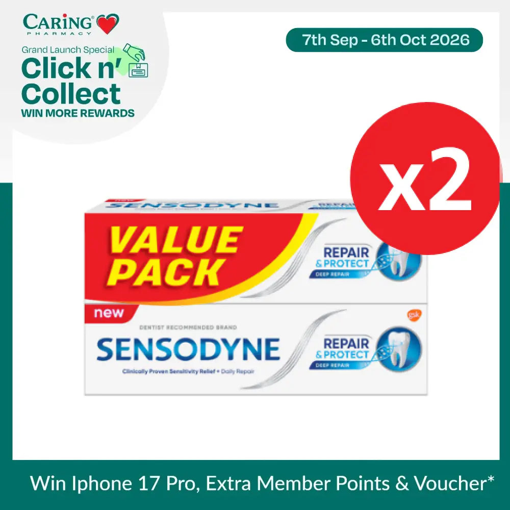 SENSODYNE REPAIR & PROTECT ORIGINAL 100G X 4