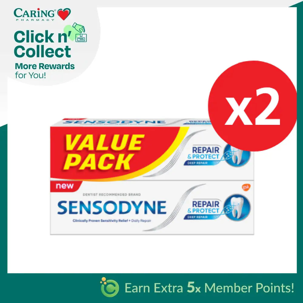 SENSODYNE REPAIR & PROTECT ORIGINAL 100G X 4