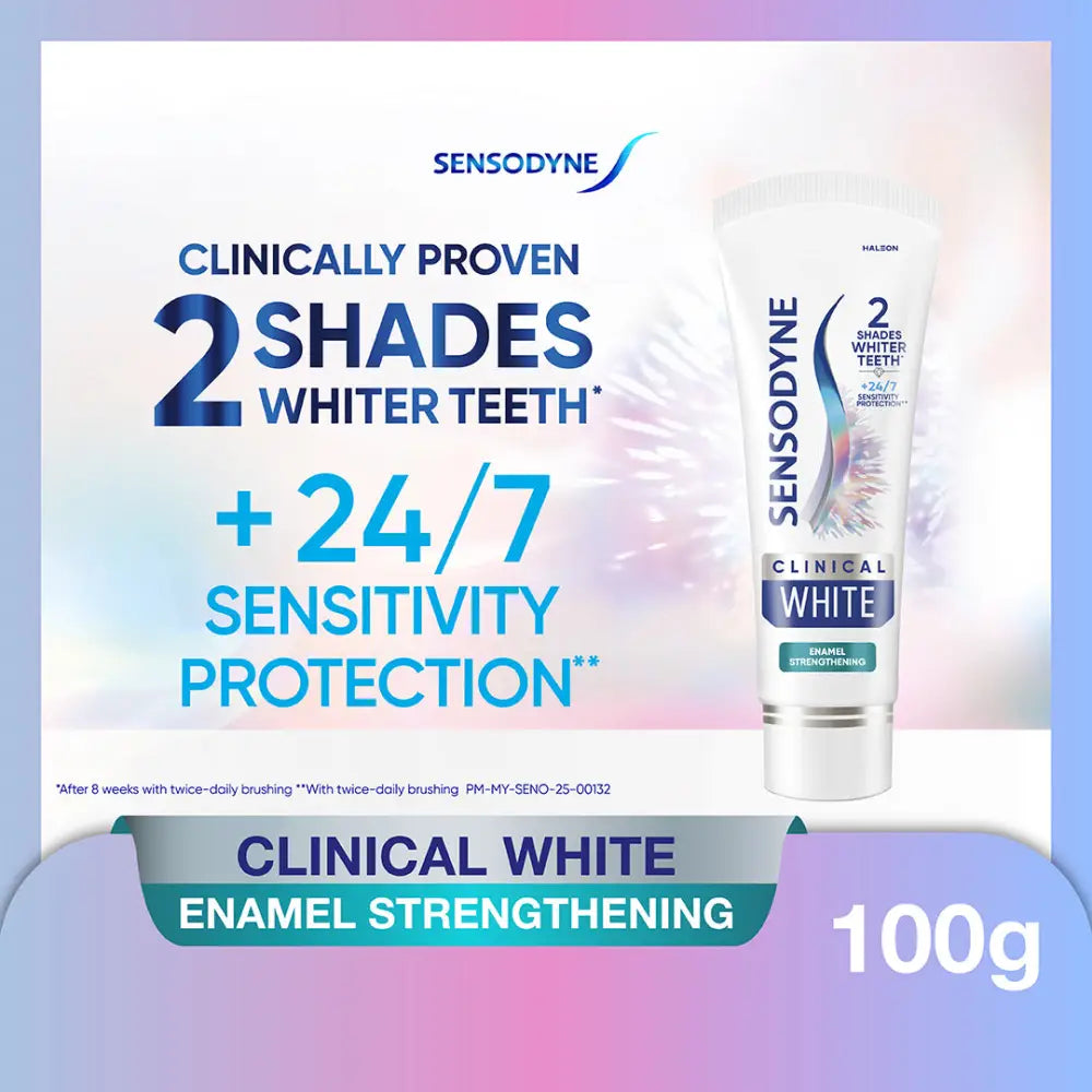 SENSODYNE TOOTHPASTE CLINICAL WHITE ENAMEL STRENGTHENING 100G