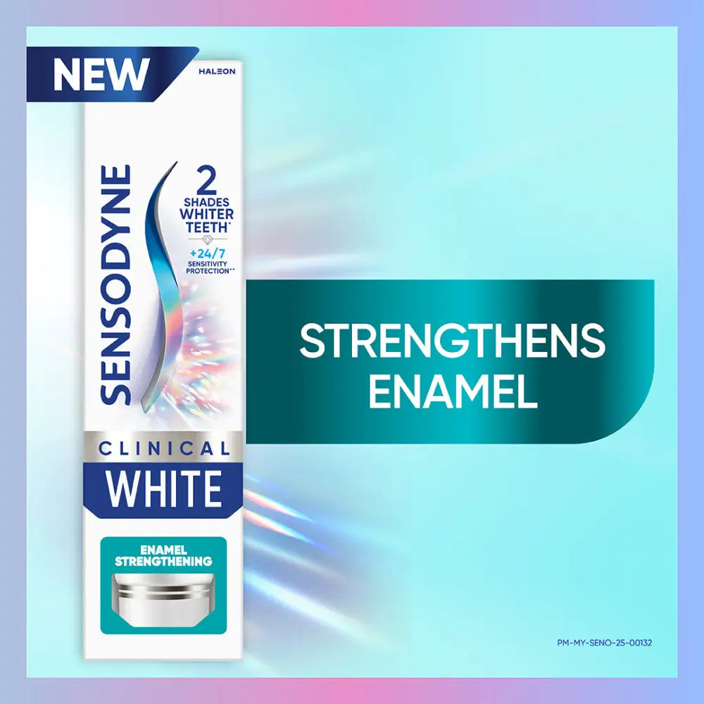 SENSODYNE TOOTHPASTE CLINICAL WHITE ENAMEL STRENGTHENING 100G