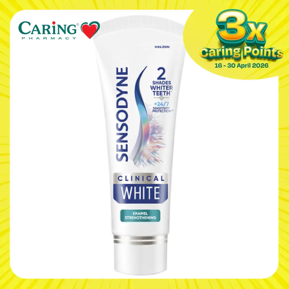 SENSODYNE TOOTHPASTE CLINICAL WHITE ENAMEL STRENGTHENING 100G