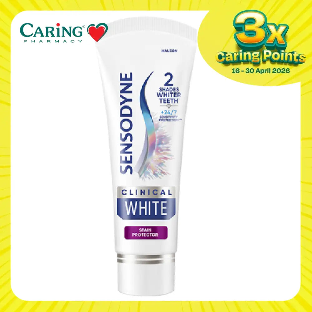 SENSODYNE TOOTHPASTE CLINICAL WHITE STAIN PROTECTOR 100G