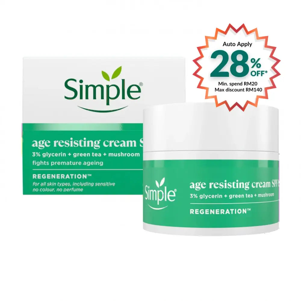 SIMPLE REGENERATION AGE RESISTING DAY CREAM 50ML
