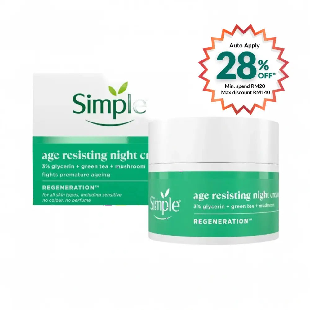 SIMPLE REGENERATION AGE RESISTING NIGHT CREAM 50ML