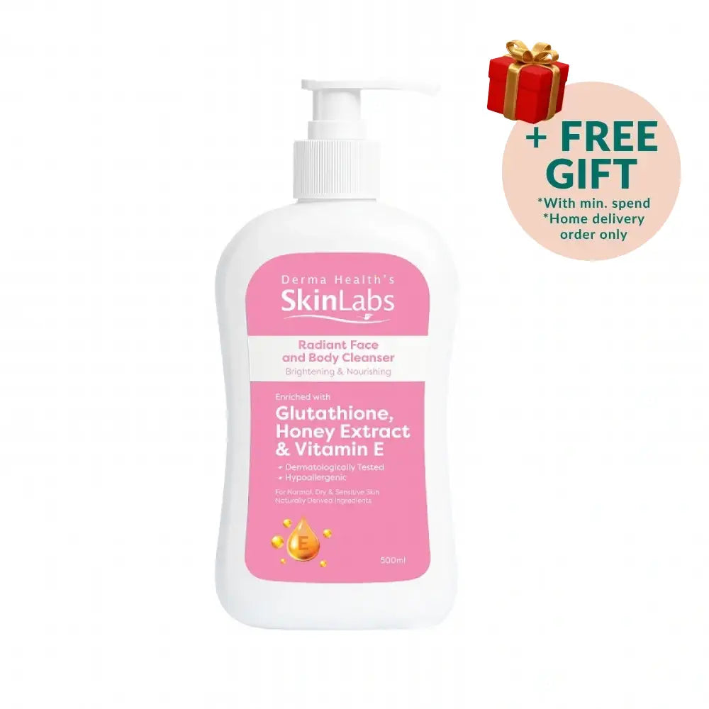 SKINLABS RADIANT FACE & BODY CLEANSER 500ML