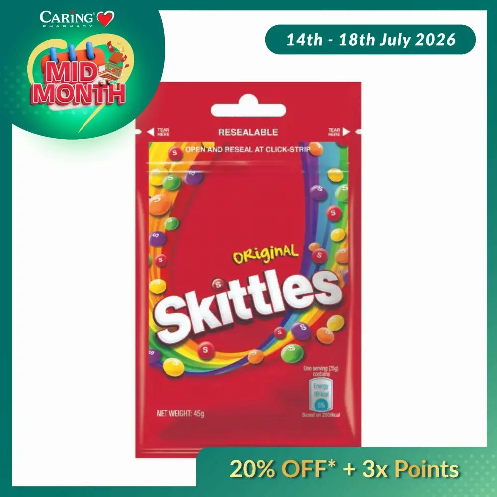 SKITTLES ORIGINAL 45G
