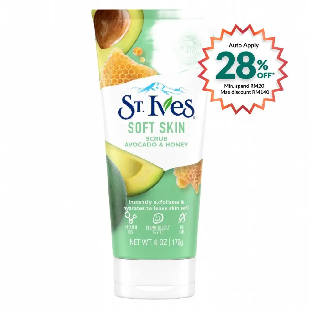 ST IVES AVOCADO & HONEY SCRUB 170G