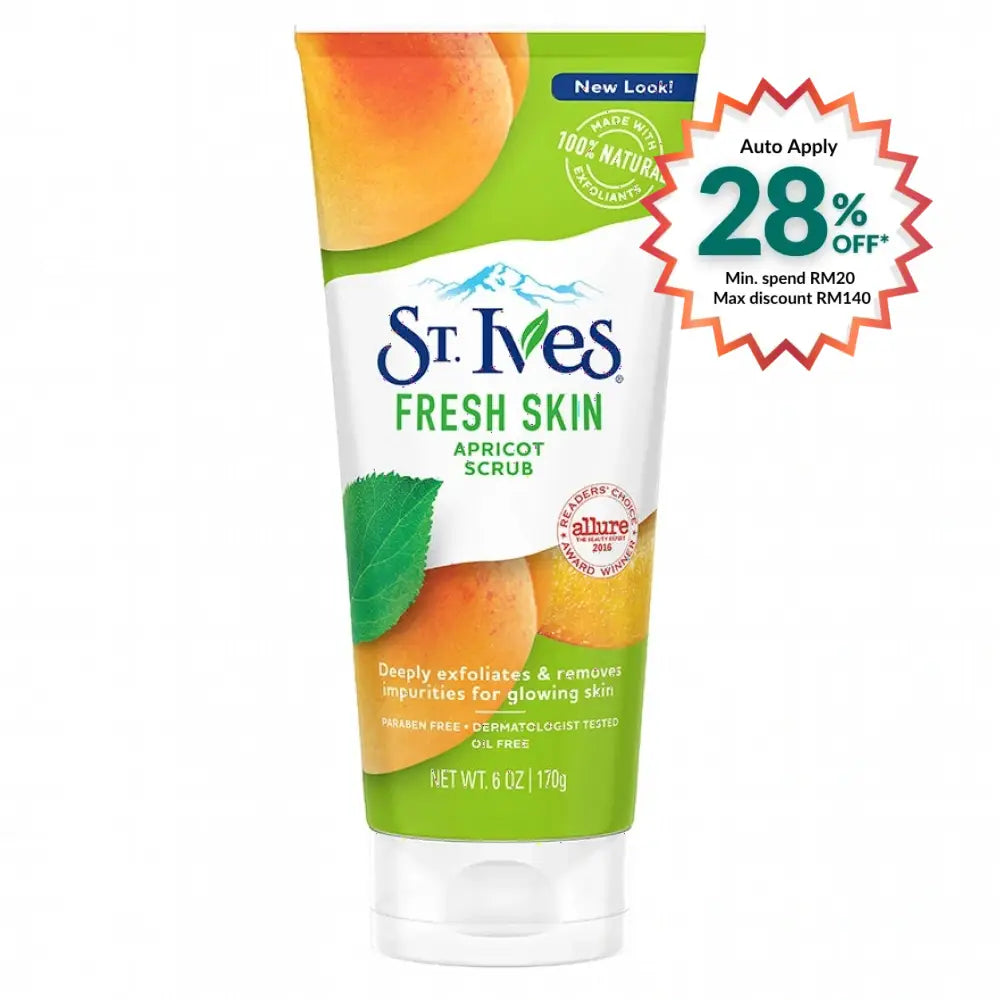 ST IVES FRESH SKIN APRICOT SCRUB 170G