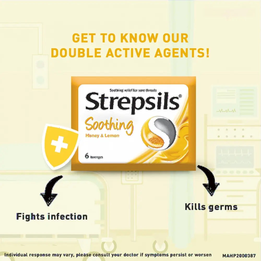 STREPSILS POUCH LEMON & HERB 6S