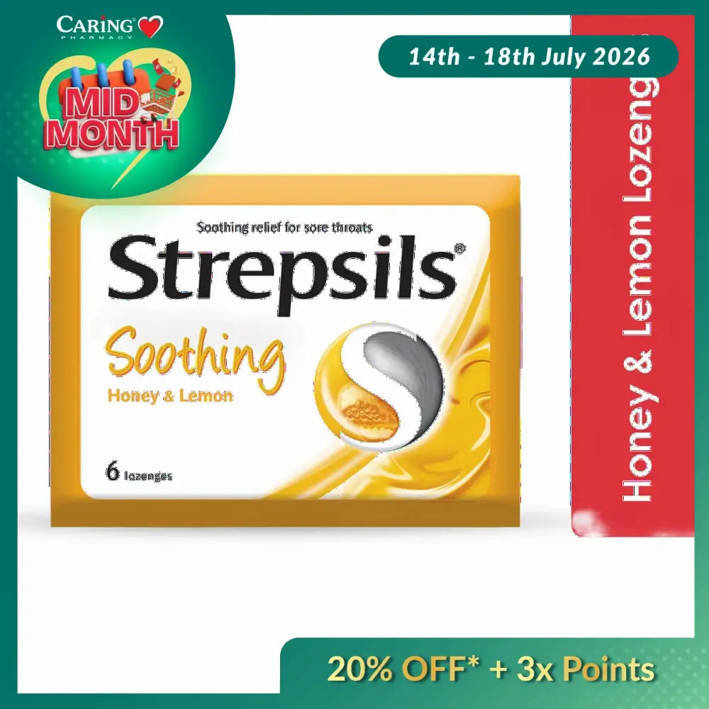 STREPSILS POUCH LEMON & HERB 6S