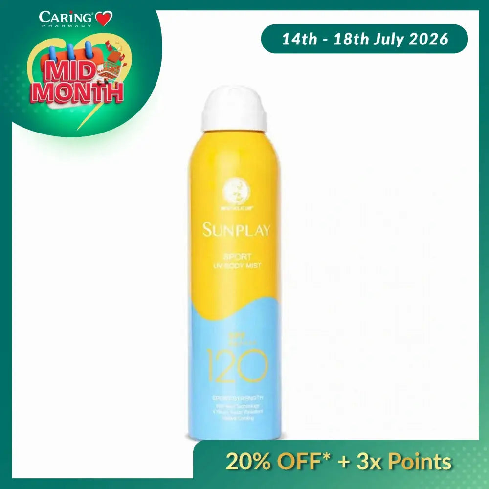 SUNPLAY SPORT UV BODY MIST SPF50+ PA++++ 165ML