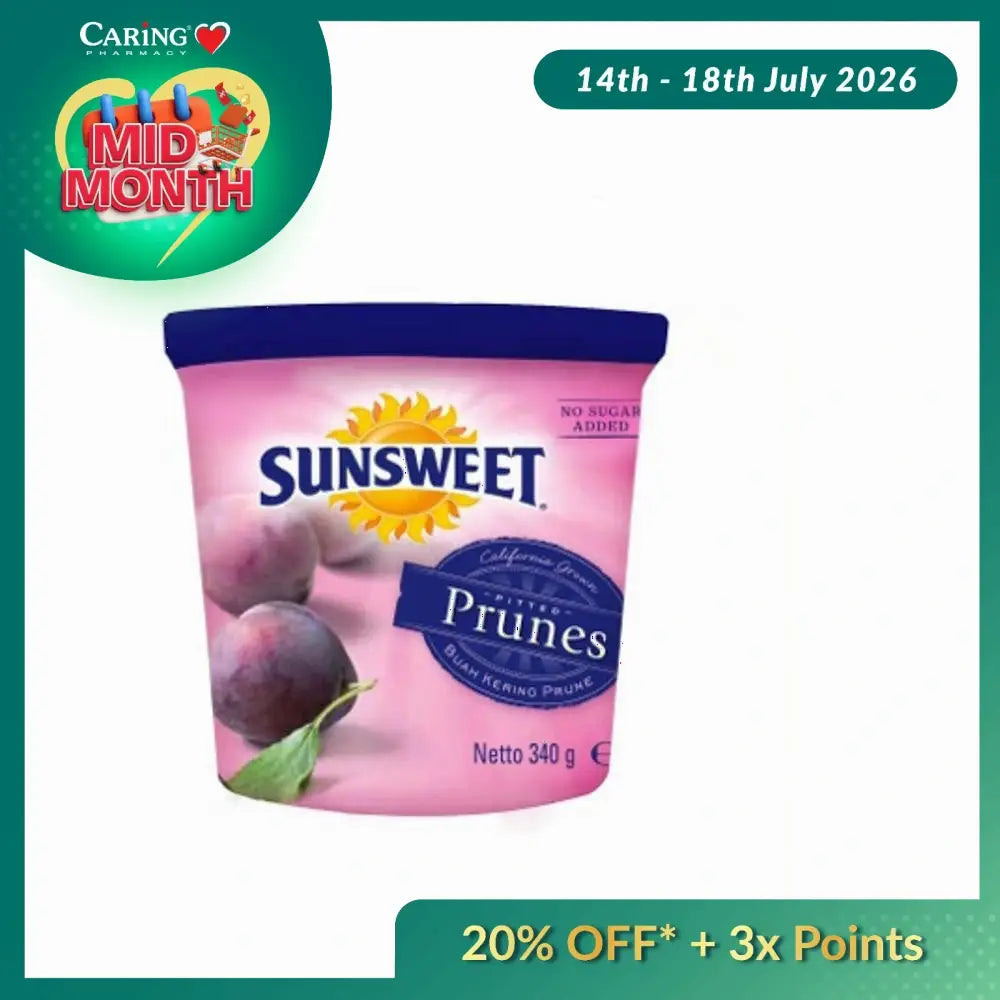 SUNSWEET PITTED PRUNES 340G (USA)