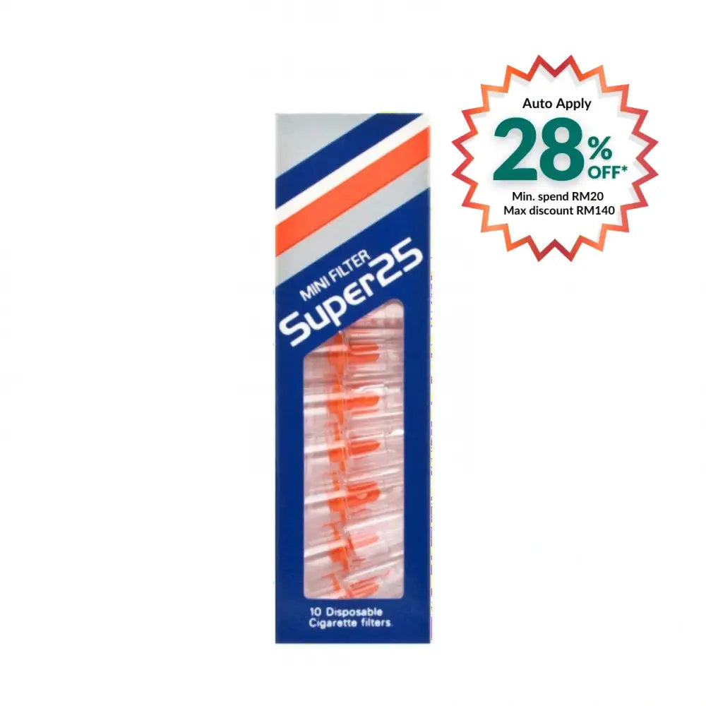 SUPER 25 CIGARETTE FILTER 10S