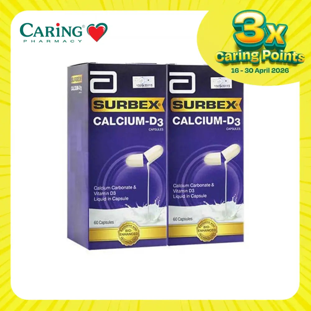 SURBEX CALCIUM D3 60SX2