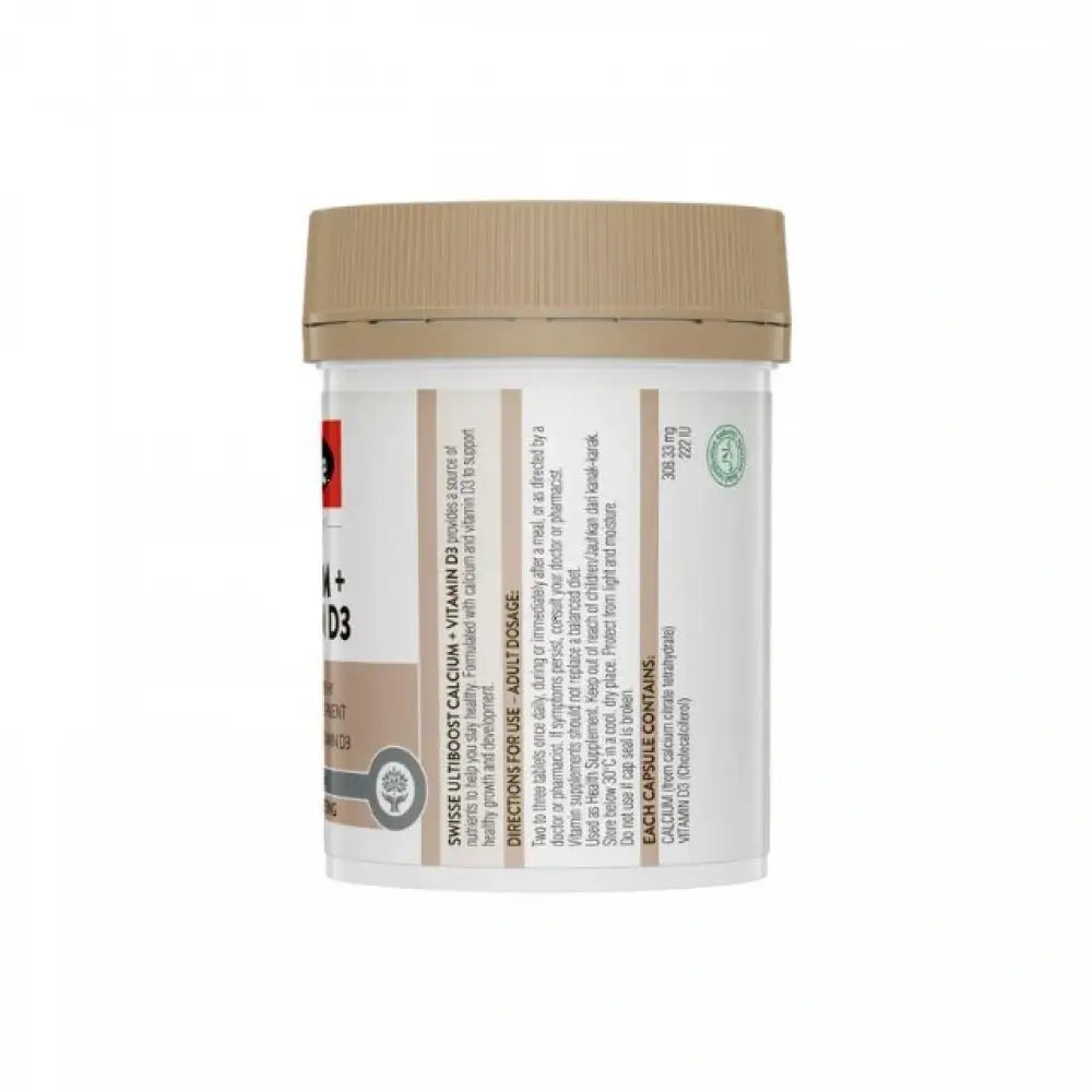 SWISSE ULTIBT CALCIUM + VITAMIN D 90S