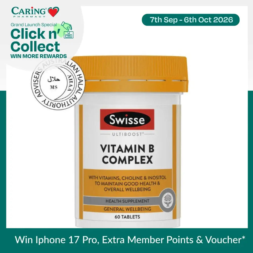 SWISSE ULTIBOOST VIT B COMPLEX 60S