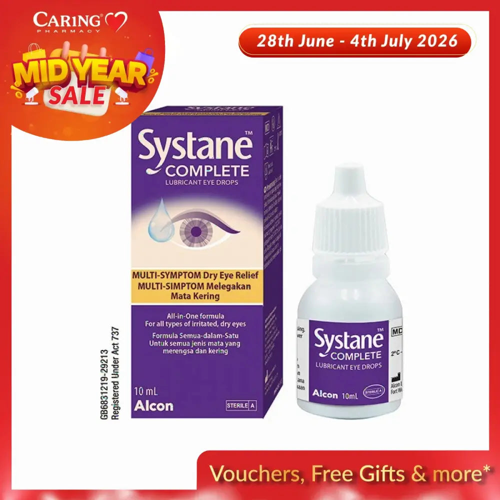 SYSTANE COMPLETE EYE DROPS 10ML