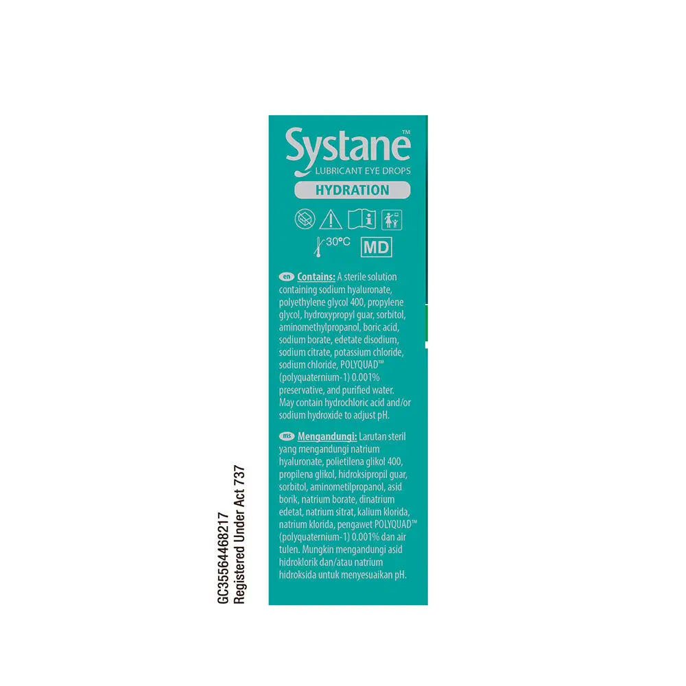 SYSTANE HYDRATION EYE DROP 10ML