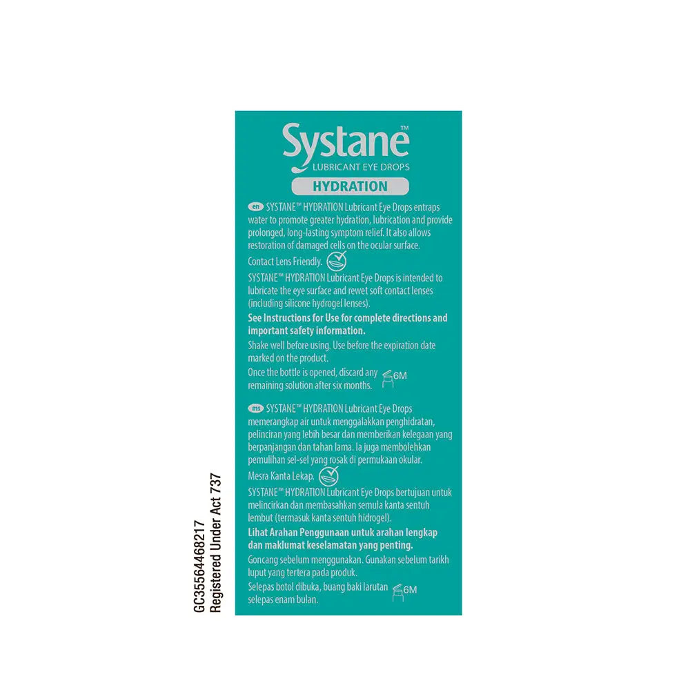 SYSTANE HYDRATION EYE DROP 10ML