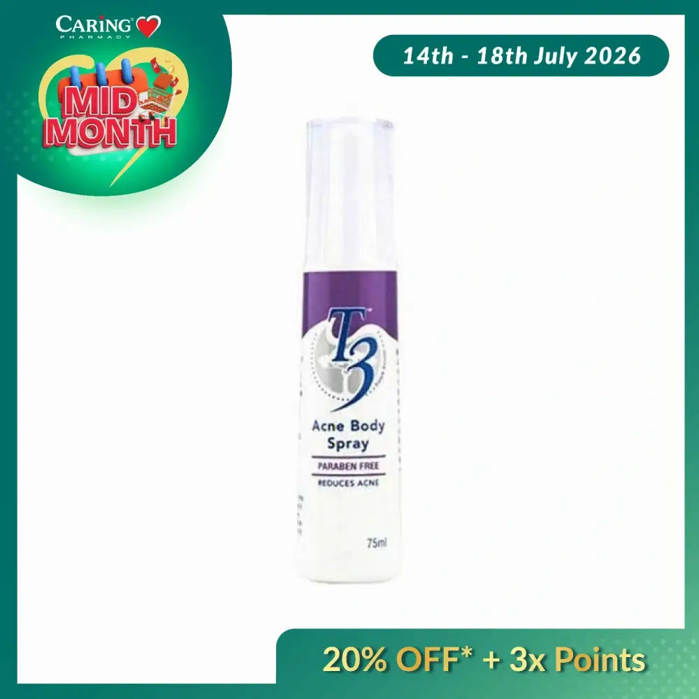 T3 ACNE BODY SPRAY 75ML
