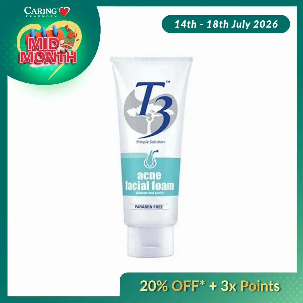 T3 ACNE FACIAL FOAM 100G