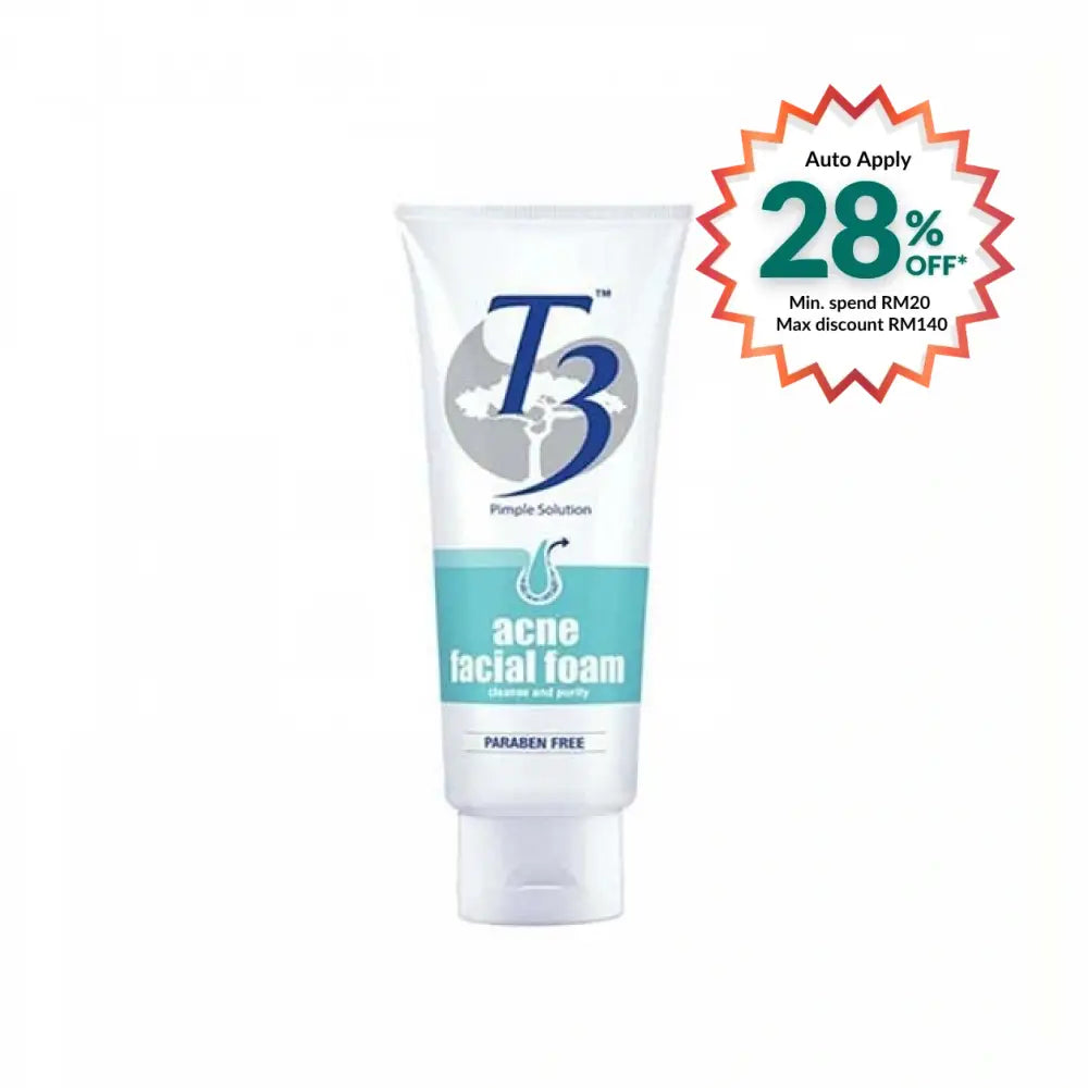 T3 ACNE FACIAL FOAM 100G
